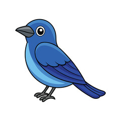  Dynamic Blue Mockingbird Bird Artwork