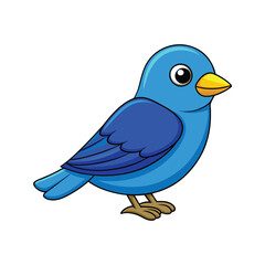  Charming Blue-Naped Chlorophonia Bird Illustration