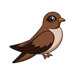  Stunning Brown-backed Needletail Colorful Illustration