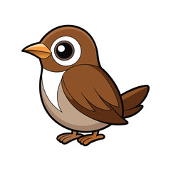  Realistic Brown Creeper Bird Illustration