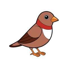  Dynamic Cabanis's Bunting Bird Design