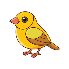  Bright Canary-Winged Finch Artwork
