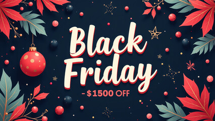 trendy vector illustrations black friday sales featuring festive designs trendy minimal aesthetic various ad formats