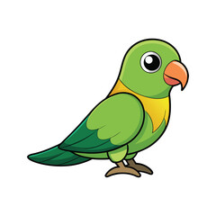  Realistic Carolina Parakeet Bird Artwork