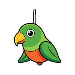  Vibrant Celebes Hanging Parrot Artwork