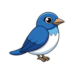 Obraz premium Elegant Cerulean Warbler Bird Vector