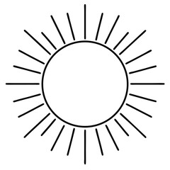 abstract sun vector illustration