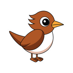  Charming Chestnut-Flanked White-Eye Bird Illustration