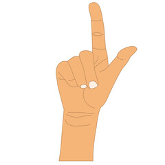 Hand Gesture Illustration