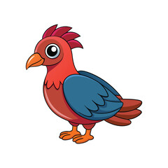  Cloven Feathered Dove Colorful Artwork