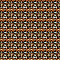 Aztec pattern for textile design