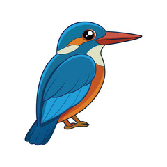  Common Kingfisher Bird Colorful Artwork