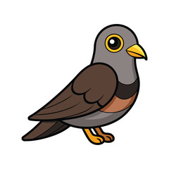  Common Nighthawk Bird Realistic Art