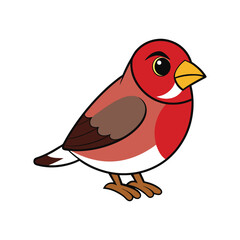  Vivid Common Redpoll Bird Design