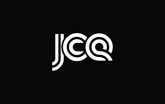 JCE Creative Unique Modern Letter Logo Design. Stylized logo featuring a unique letter design, presenting abstract minimalist aesthetics and modern appeal.
