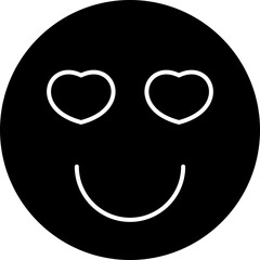 Smile with Love Eyes Icon