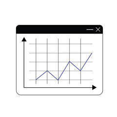 Business Analytics Dashboard with Graph and Documents stock illustration