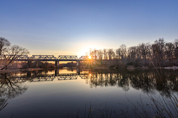 Fototapeta premium reflections in the water
