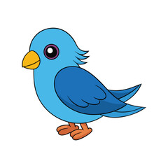  Elegant Cyanerpes Caeruleus Bird Vector