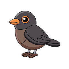  Vivid Dark-bellied Cinclodes Bird Design