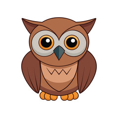  Realistic Eastern Screech Owl Bird Illustration