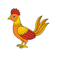  Elegant Golden Pheasant Bird Vector