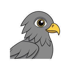  Majestic Gray Hawk Bird Artwork