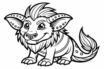 coloring book black vector
