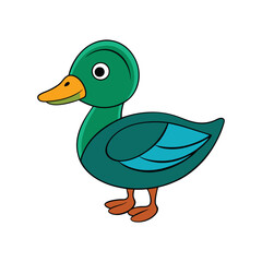  Green-Winged Teal Bird Realistic Art