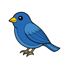  Stunning Indigo Bunting Nature Illustration
