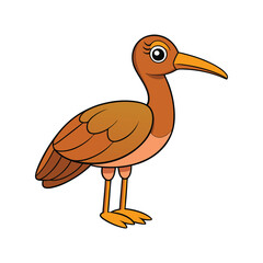  Vivid Long-billed Curlew Bird Design