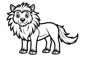 coloring page black vector