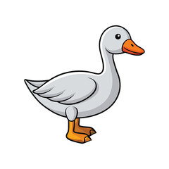 Obraz premium Vivid Snow Goose Bird Design