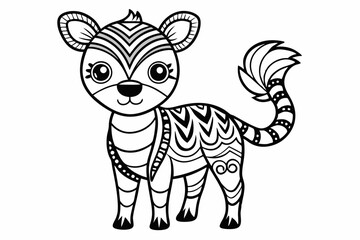 coloring page black vector