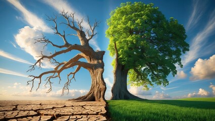 Shift of season from winter to summer