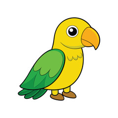  Stunning Yellow-naped Amazon Bird Illustration