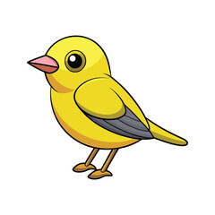  Charming Yellow-throated Vireo Bird Artwork