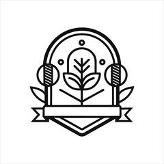  Vintage Line Art Vector Illustration Classic Outline Design