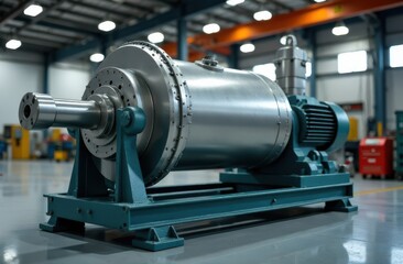 inurnal rubber mixer for preparing samples of raw rubber before the press with extruder to unload material on a background of production