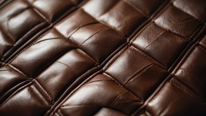 Obraz premium Brown leather texture backdrop