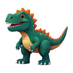 Fototapeta premium cartoon dinosaur 3D animation design image