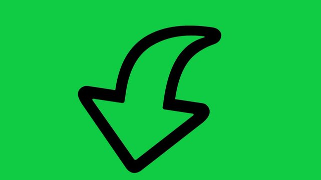Share Icon Hanging & Moving Animation | 4K Social Media Symbol Motion Graphic