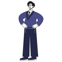 Young Businessman Illustration