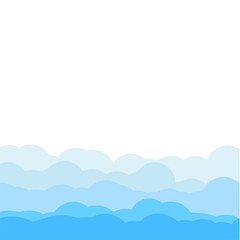 Obraz premium blue sky with clouds