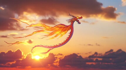 A vibrant Chinese fan with red and gold motifs resting on a shimmering silk tablecloth