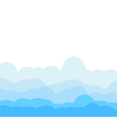 blue sky with clouds