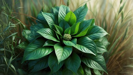 Obraz premium Behold the ethereal flower, a harmony of nature's beauty. Colorful petals sway in the wind, embodying the essence of botanical grace in one image.