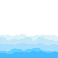 blue sky with clouds