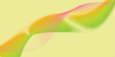 Elegant Minimalist Line Wave Background for Banner and Template Design