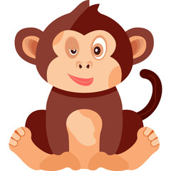 Obraz premium Monkey Wink Icon